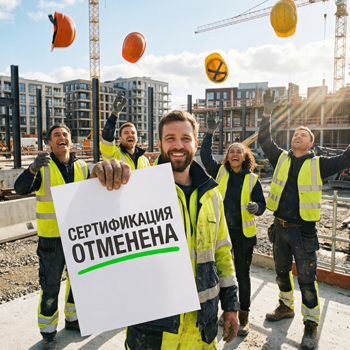Отменена сертификация строительных работ РБ Отменена сертификация строительных работ РБ