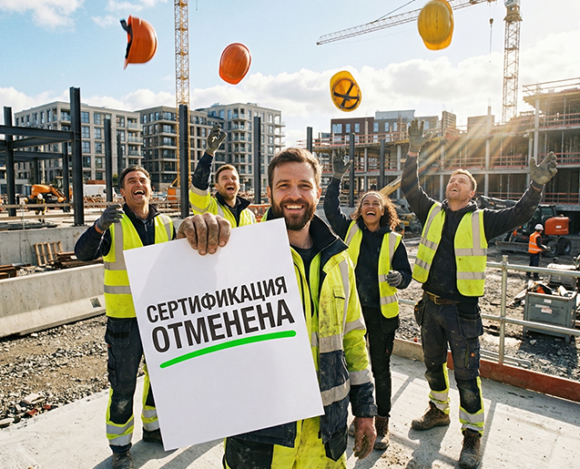 Отменена сертификация строительных работ РБ