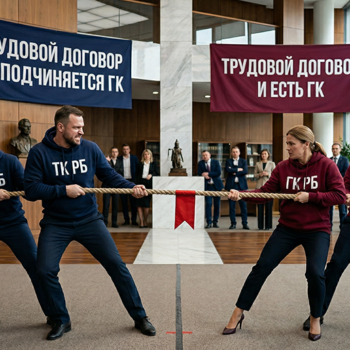 Подписание трудового договора одним лицом