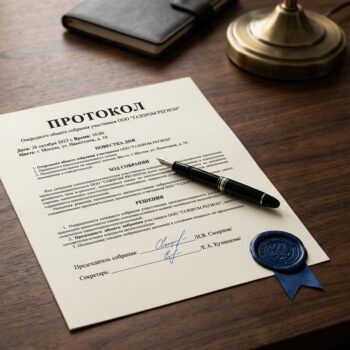 протокол общего собрания ООО в РБ 2026