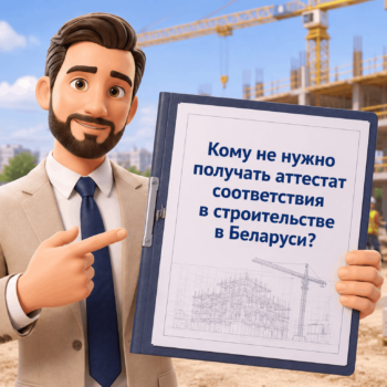 Юрист Александр Дедюля консультирует по вопросам исключений из обязательной аттестации в строительстве Республики Беларусь.